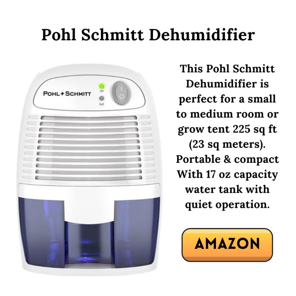 a small Pohl Schmitt brand dehumidifier