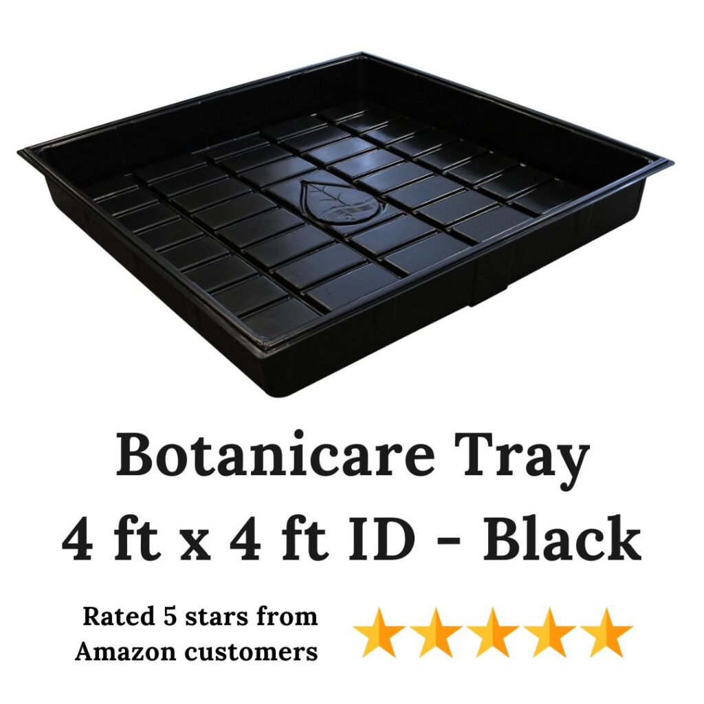 Botanicare Tray 4 ft x 4 ft ID - Black