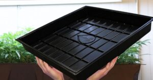 Black 4x4 Hydroponic Tray