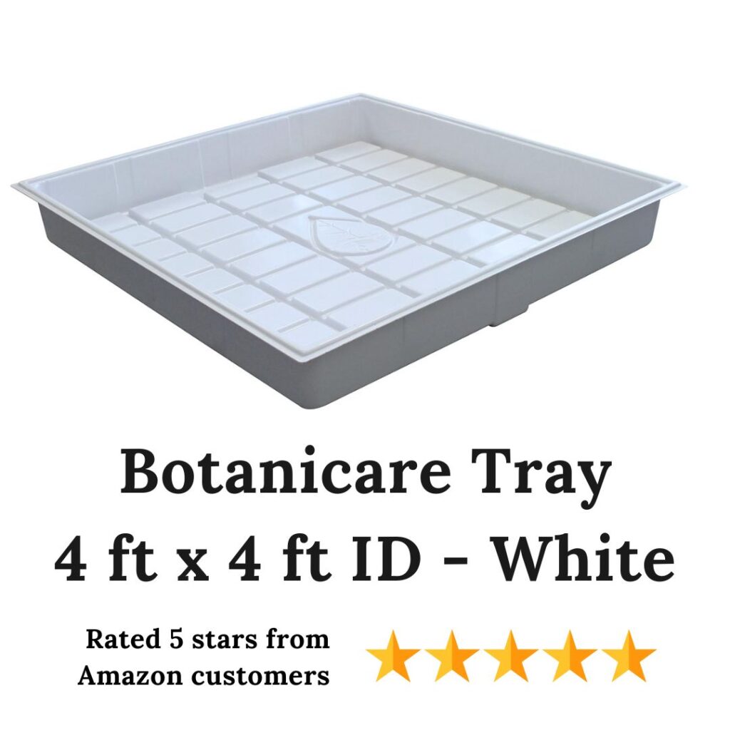White 4x4 Hydroponic Tray
