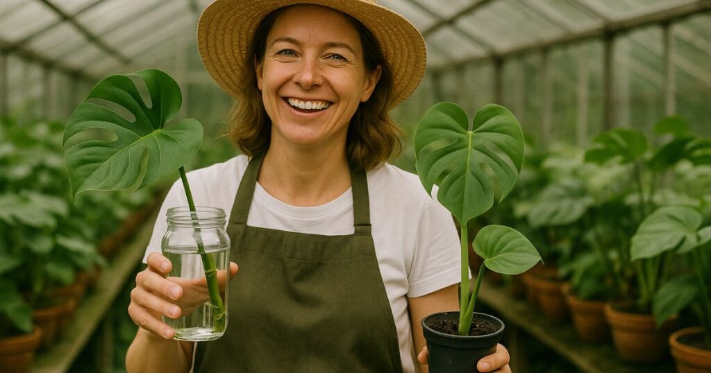 Propagating Monstera Plants