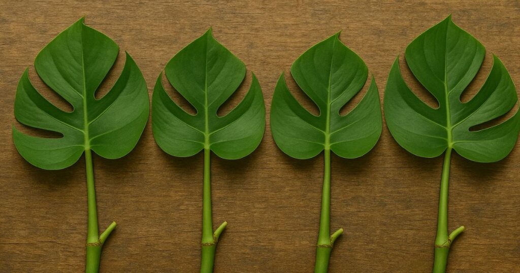 Monstera baby plant cuttings for propagation