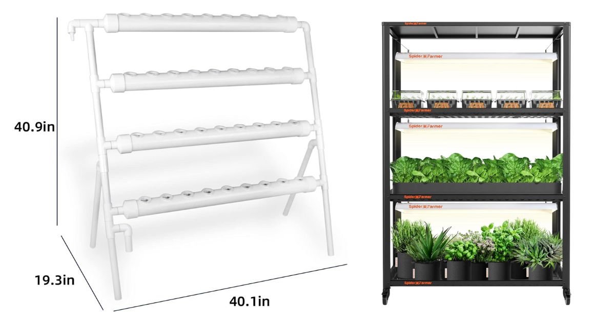Single Point Rack Hydro Best Hydroponic Racks For Indoor Hydro Grow Rack System - Nathan Heinrich